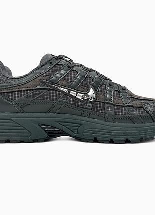 Сірі кросівки унісекс nike p-6000 anthracite iron grey х найк 45