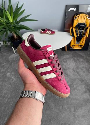 Женские бордовые кроссовки adidas bermuda collegiate burgundy x бермуда 39