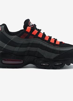 Черные кроссовки унисекс nike air max 95 og black laser crimson х эйр макс 41