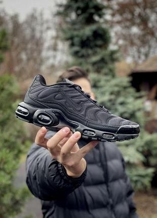 Мужские чёрные кроссовки nike air max tn plus black х эйр макс тн 41