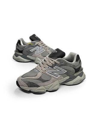 Жіночі сірі кросівки new balance 9060 grey black х нью беланс 36