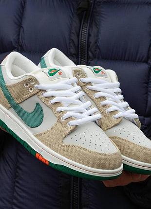 Бежевые кроссовки унисекс nike sb dunk low jarritos phantom orange malachite х данк 36