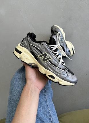 Серые кроссовки унисекс new balance 1000 silver black х нью беланс 39