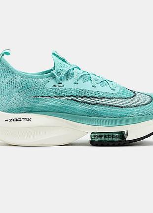 Жіночі бірюзові кросівки nike air zoom alphafly next% 2 blue white х зум 37
