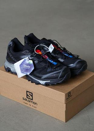 Мужские черные кроссовки salomon xt-4 advanced black silver х саломон 45