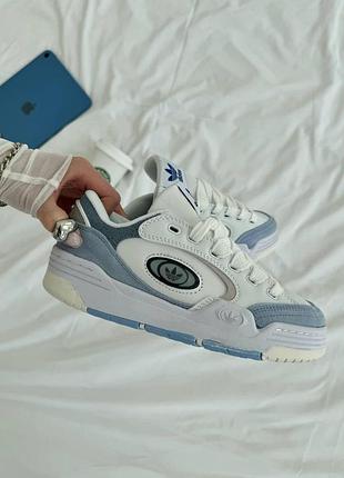 Женские белые кроссовки adidas adi 2000 white blue х адидас 36