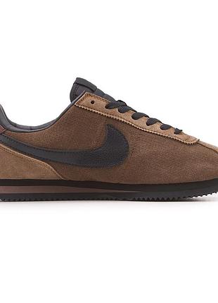 Жіночі коричневі кросівки nike cortez brown black х кортез 38
