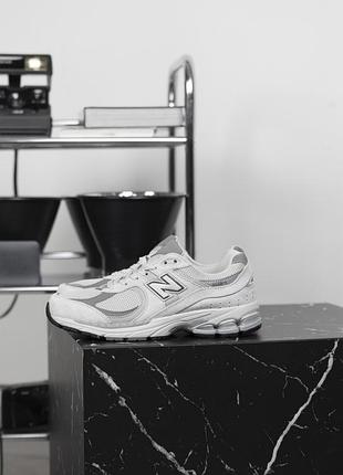 Сірі кросівки унісекс new balance 2002r light grey х нью беланс 40