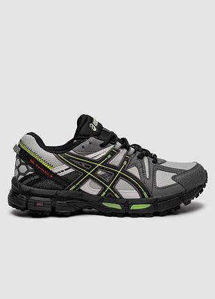 Серые мужские кроссовки asics gel kahana 8 grey green х асикс 40