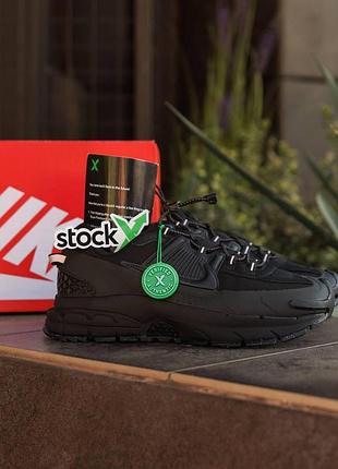 Чёрные кроссовки унисекс nike air zoom vomero 5 roam black х кортез 37
