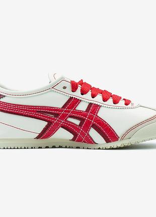 Женские бежевые кроссовки asics onitsuka tiger mexico 66 cream samba snake year х асикс 38