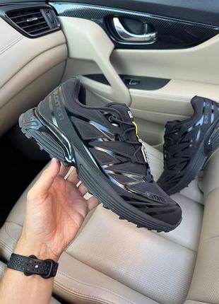 Мужские черные кроссовки salomon 8-cab tx-6 gore-tex black termo х саломон 44