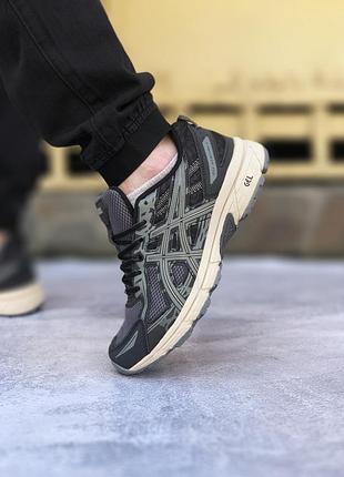 Синие кроссовки унисекс asics gel venture 6 blue х асикс 36