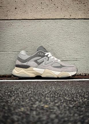 Сірі кросівки унісекс new balance 9060 grey х нью беланс 43