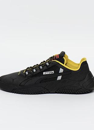 Лімітовані кросівки puma x pirelli replicat unisex motorsport f-1 sneakers black