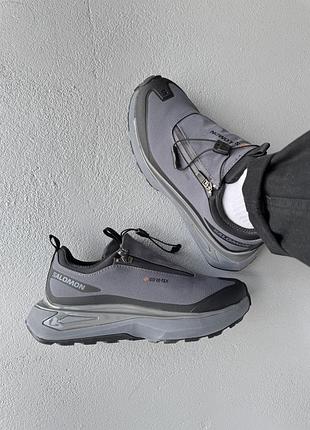 Мужские серые кроссовки salomon odyssey gore-tex grey winter termo х саломон 43
