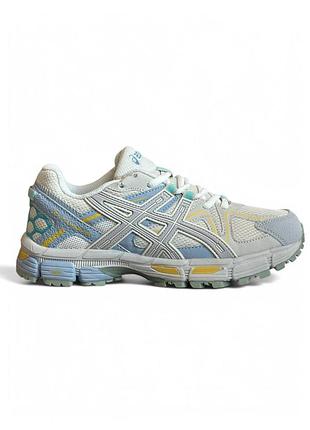 Женские бежевые кроссовки asics gel kahana 8 beige blue х асикс 37