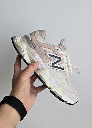 Жіночі бежеві кросівки new balance 9060 beige х нью беланс 40