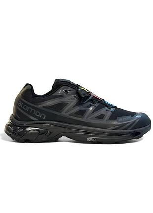 Мужские черные кроссовки salomon xt-6 gtx adv daver black х саломон 41