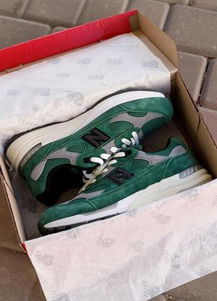 Зеленые мужские кроссовки new balance 992 jjjound green m992jj х нью беланс 45
