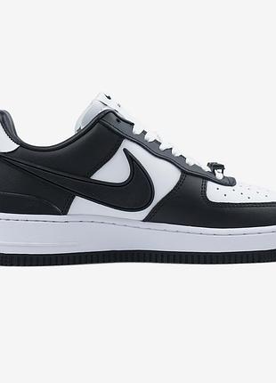 Чорно-білі кросівки унісекс nike air force 1 low ambush black white х найк ейр форс 44
