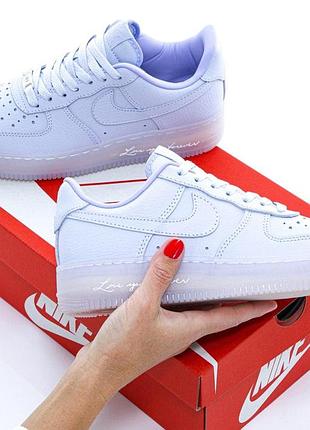 Женские пурпурные кроссовки nike air force nocta drake love you forever purple х эйр форс 39