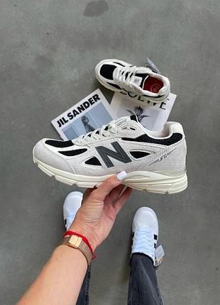 Бежеві кросівки унісекс new balance 990 v4 x joe freshgoods х нью беланс 41
