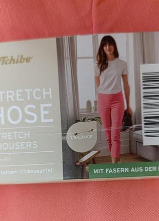 Жіночі укорочені брюки tchibo essentials stretch, р.38, нові