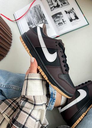 Коричневые кроссовки унисекс nike sb dunk low next nature brown х данк 36