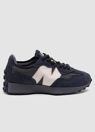 Сині кросівки унісекс new balance 327 blue grey white х нью беланс 36