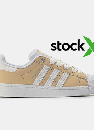 Жіночі жовті кросівки adidas superstar yellow white х суперстар 37