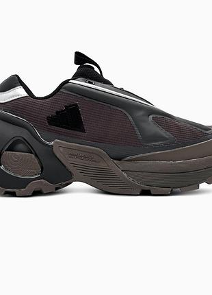 Черные мужские кроссовки adidas edge runner black brown х эдж 45