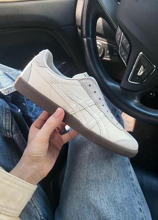 Женские бежевые кроссовки asics onitsuka tiger beige х асикс 40