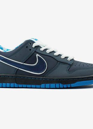 Сині кросівки унісекс nike sb dunk low blue lobster х данк 44
