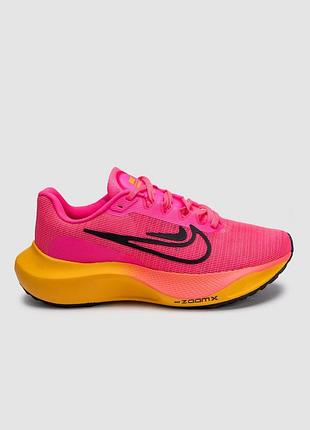 Розовые кроссовки унисекс nike air zoomx fly 5 pink orange х зум 45