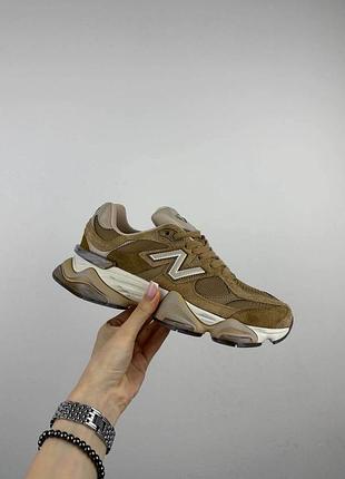 Мужские бежевые кроссовки new balance 9060 mushroom timberwolf х нью беланс 40