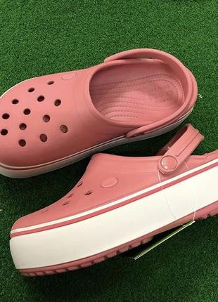 Скидка! crocs platform, крокси сабо на платформе