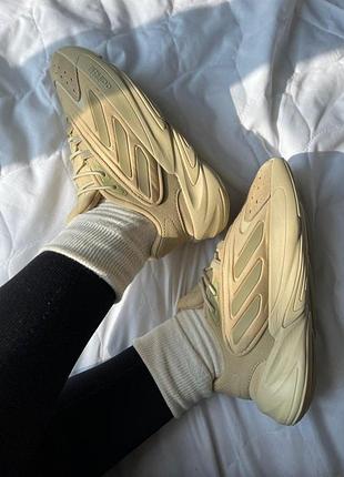 Бежеві кросівки адидас озелія унісекс adidas ozelia beige 44