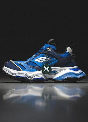 Женские синие кроссовки balenciaga cargo sneaker in blue x баленсиага 37