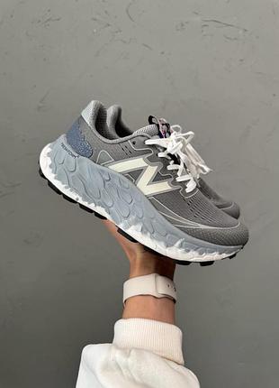 Серые кроссовки унисекс new balance fresh foam grey white х нью беланс 38