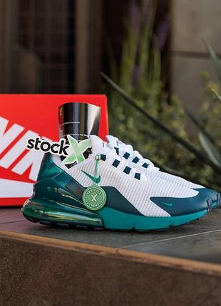 Білі кросівки унісекс nike air max 270 white mint х ейр макс 39