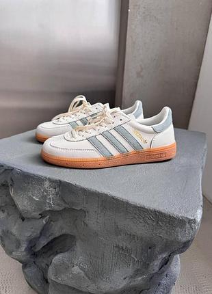 Бежевые кроссовки унисекс adidas spezial beige grey х адидас 36