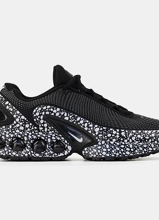 Чёрно-белые кроссовки унисекс nike air max dn safari black white х эйр макс 39