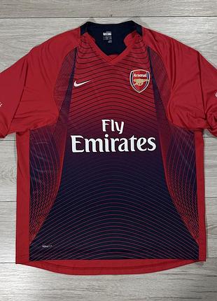 Футбольна футболка джерсі найк арсенал nike arsenal 2006-2007 fly emirates, xl, оригінал