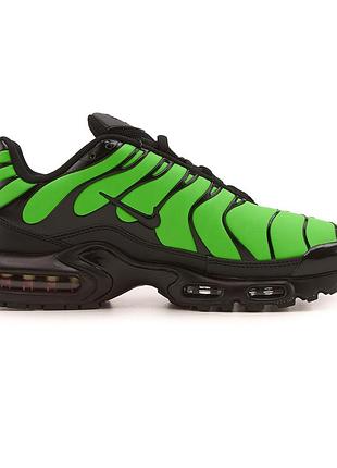 Чёрные кроссовки унисекс nike air max tn plus chameleon green х эйр макс тн 41