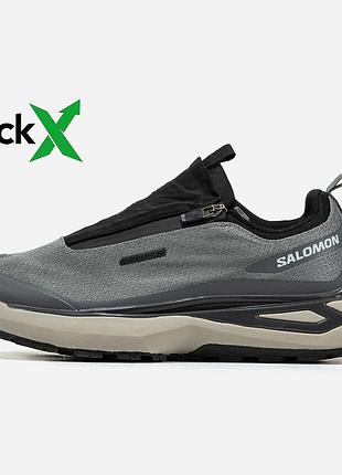 Мужские серые кроссовки salomon odyssey gore-tex grey winter termo х саломон 44