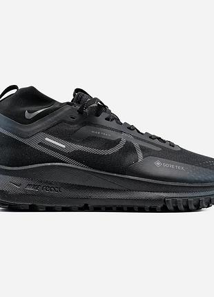 Мужские черные кроссовки nike pegasus trail 4 gore-tex waterproof trail running shoes black х пегасус
