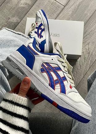 Белые кроссовки унисекс asics ex89 new york knicks х ассикс 38