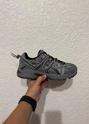 Чорні чоловічі кросівки asics gel kahana tr v2 grey gore-tex termo winter х асікс 41