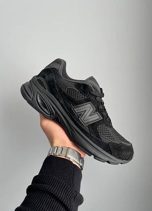 Черные мужские кроссовки new balance 2010 black х нью беланс 40